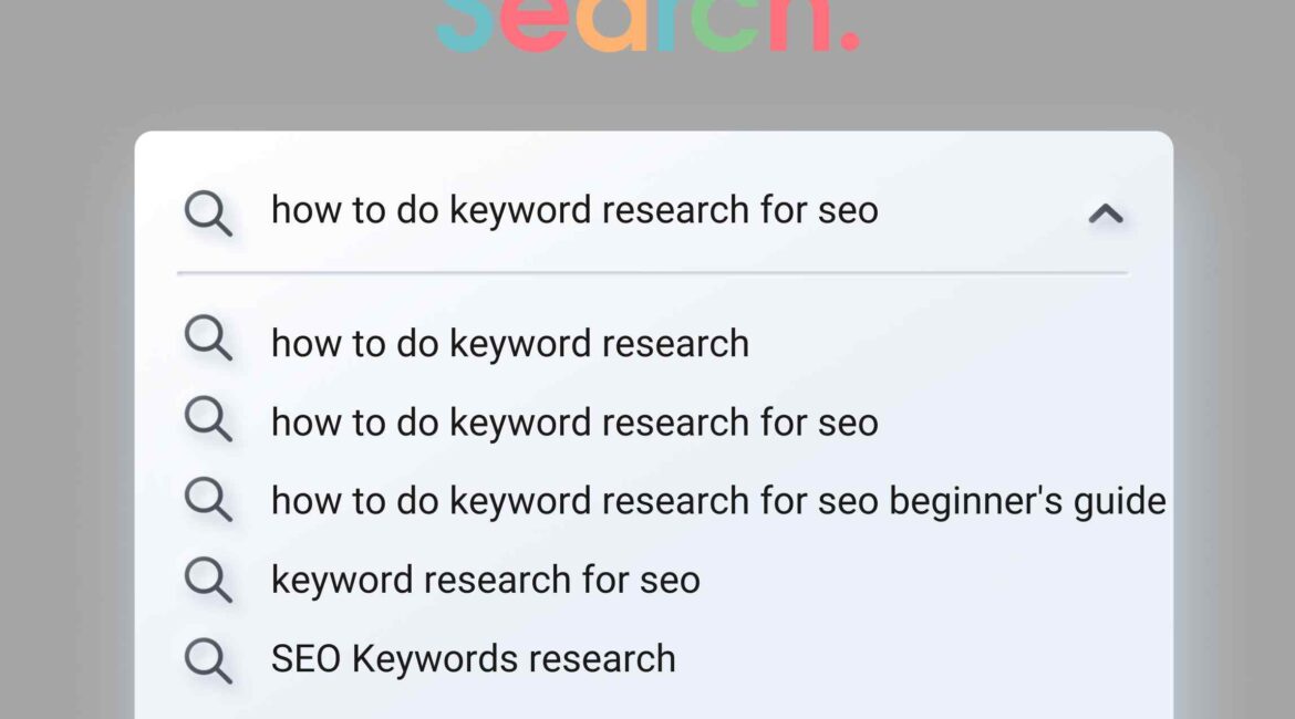 keyword research for seo